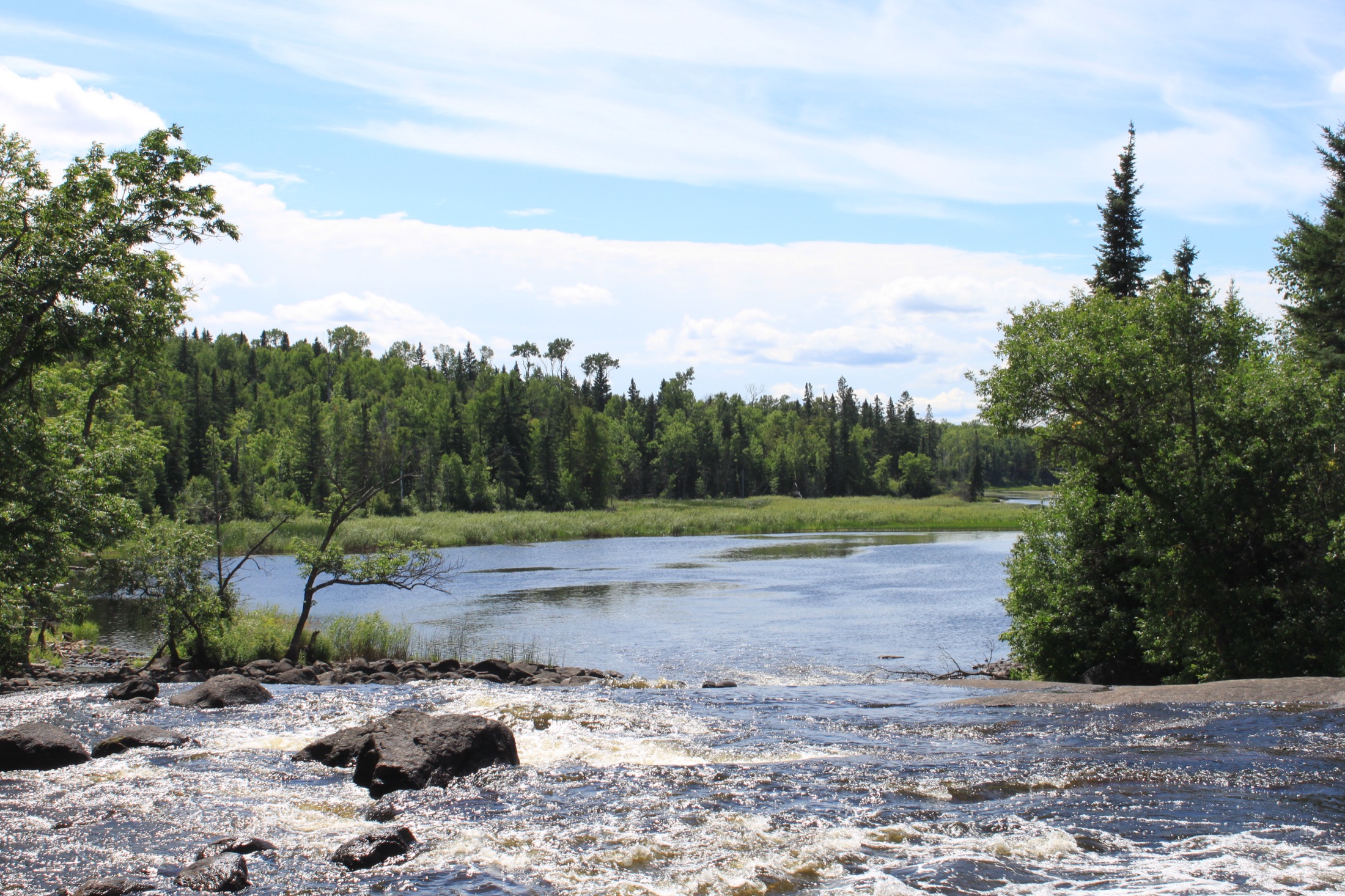 Viburnum Falls in Whiteshell Provincial Park